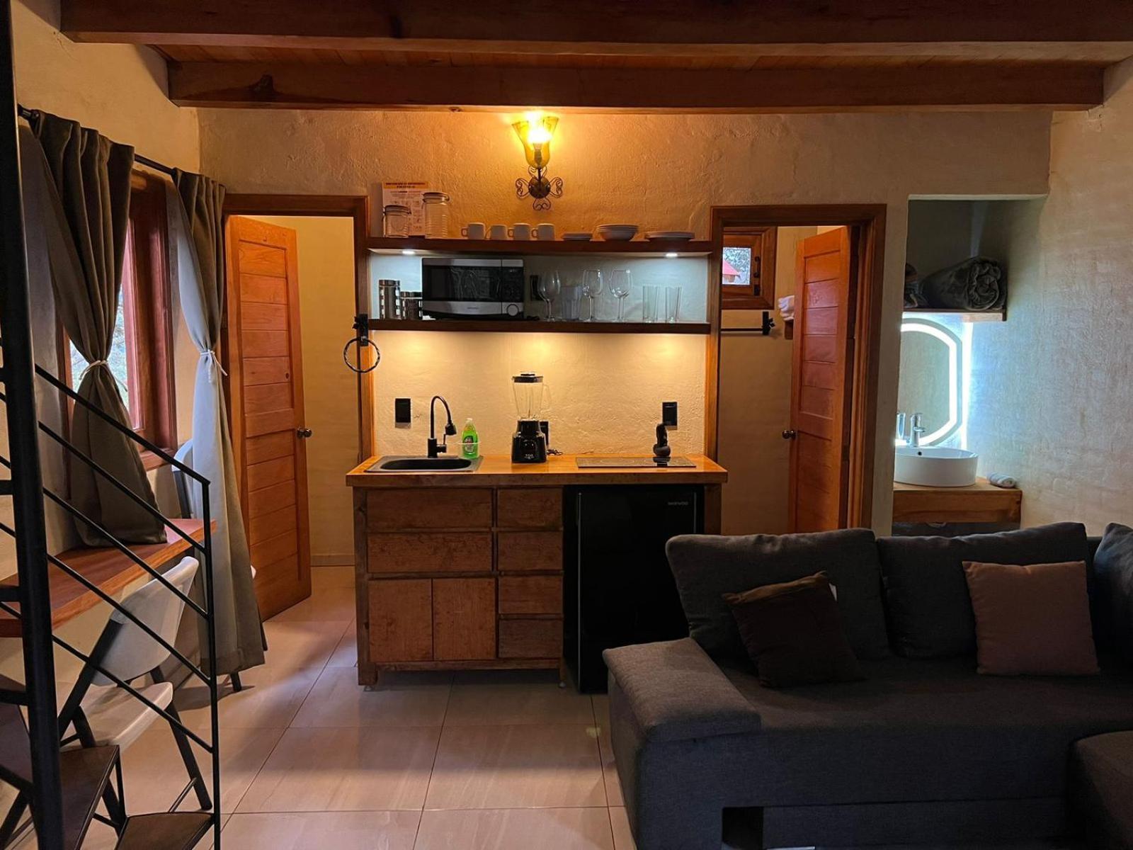 Cabanas San Mateo En Mazamitla Bagian luar foto